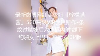 最新微博网红美少妇『柠檬喵酱』520高级VIP会员新作-条纹过膝袜后入速插内射 线下约啪女上男下 高清720P版