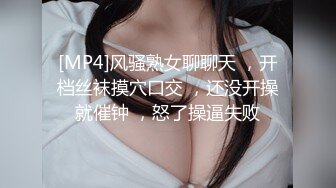 [MP4]风骚熟女聊聊天 ，开档丝袜摸穴口交 ，还没开操就催钟 ，怒了操逼失败