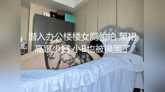 潜入办公楼楼女厕偷拍 黑裙高跟少妇 小B也被操黑了