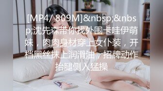 [MP4/ 809M]&nbsp;&nbsp;沈先森带你找外围卡哇伊萌妹，肉肉身材穿上女仆装，开档黑丝抹上润滑油，招牌动作抬腿侧入猛操