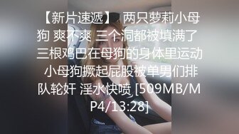 【新片速遞】  两只萝莉小母狗 爽不爽 三个洞都被填满了 三根鸡巴在母狗的身体里运动 小母狗撅起屁股被单男们排队轮奸 淫水快喷 [509MB/MP4/13:28]