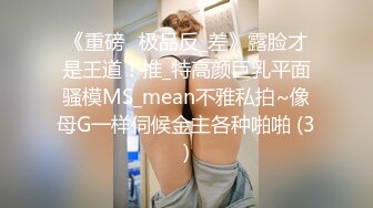 《重磅☛极品反_差》露脸才是王道！推_特高颜巨乳平面骚模MS_mean不雅私拍~像母G一样伺候金主各种啪啪 (3)