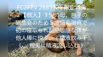 FC2PPV 2883326 限定特典２【個人】３児の母。息子の誕生会のため５度目の融資で初の寝取られ超絶敏感な体が他人棒に悦ぶ。（精液飲み干し、膣奥に精液流し込む）