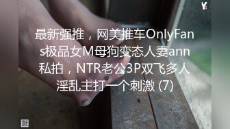 最新强推，网美推车OnlyFans极品女M母狗变态人妻ann私拍，NTR老公3P双飞多人淫乱主打一个刺激 (7)