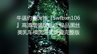 牛逼约炮大神『Swfbxn106』高清增强版甄选 极品黑丝美乳车模沉浸式性爱完整版